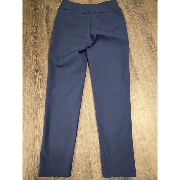Lilly Pulitzer Luxletic Leggings Solid Navy Blue Fairway Performance Twill Size6 - Picture 5 of 5